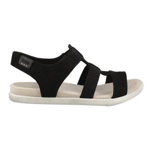 Ecco Damara Black Elastic Strap Sandals Size 42 / 10.5